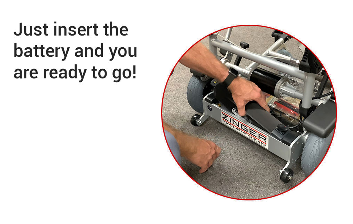 It’s not a Wheelchair… It’s not a Power Chair… It’s a Zinger!